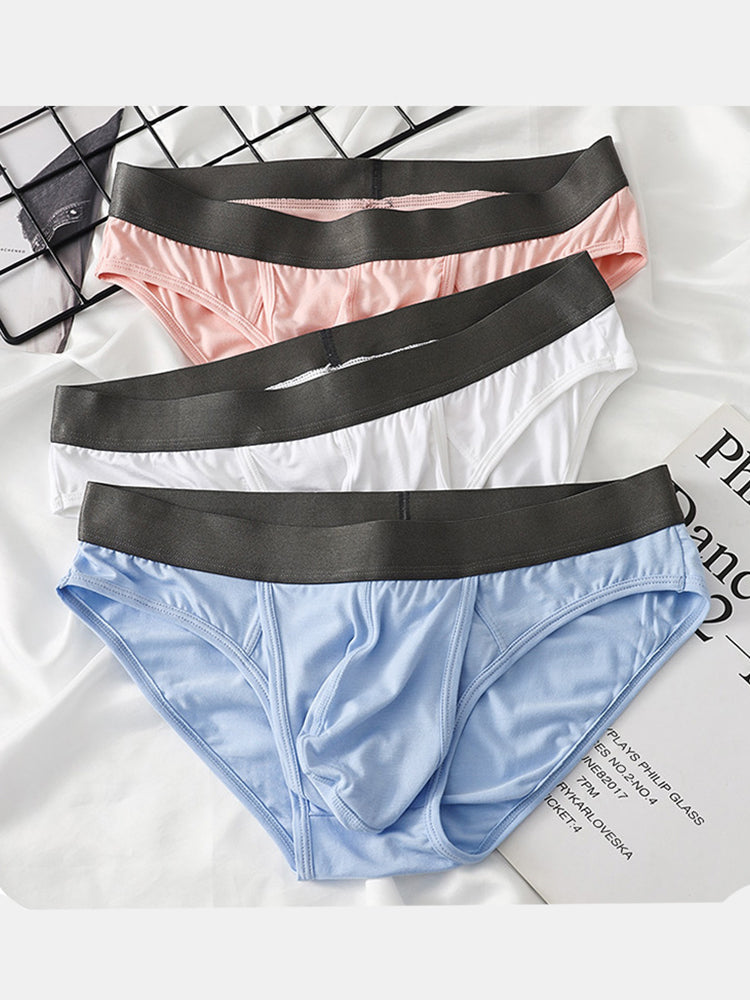 3-pack Men's Open Crotch Sexy Bullet Briefs