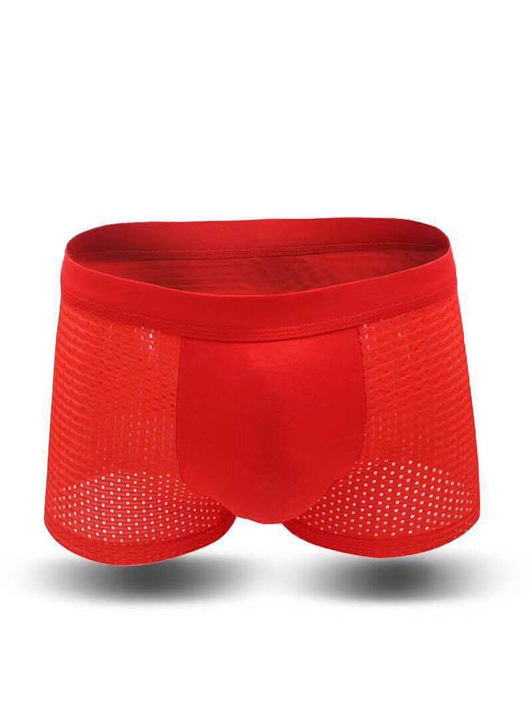 4 Pack Breathable Mesh Fabric Men's Underwear