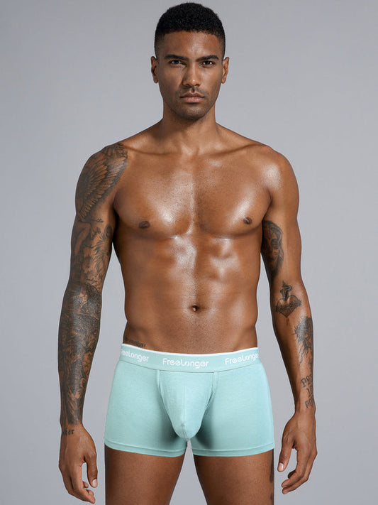 FreeLonger Men's Comfy Separate Big Pouch Trunks