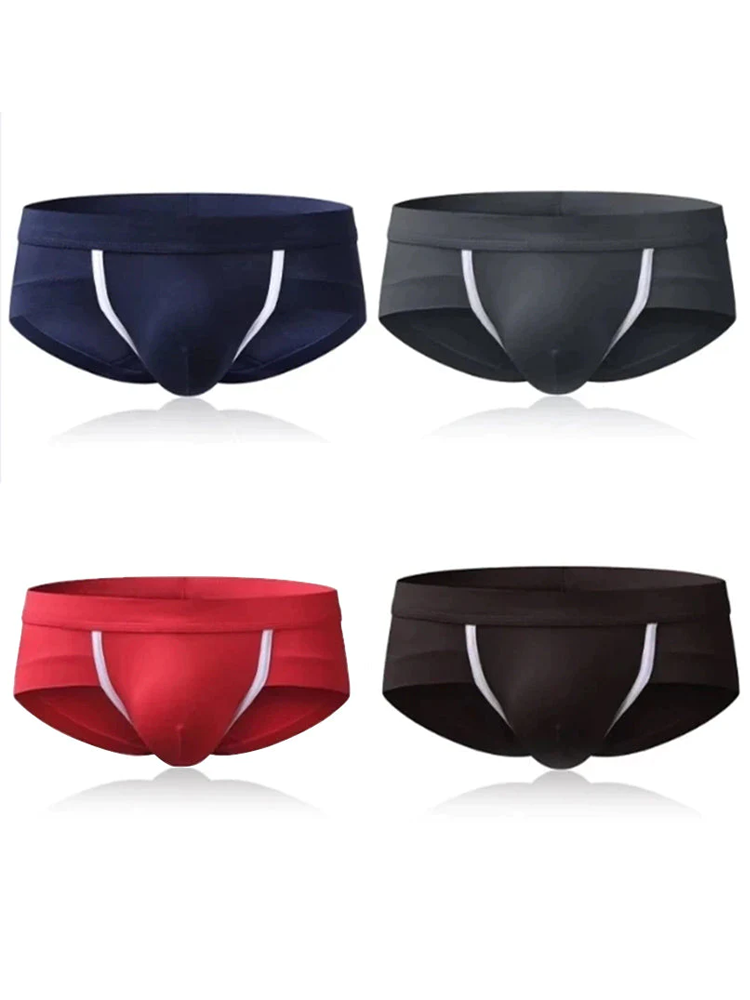 4 Pack Breathable Modal U Convex Pouch Briefs