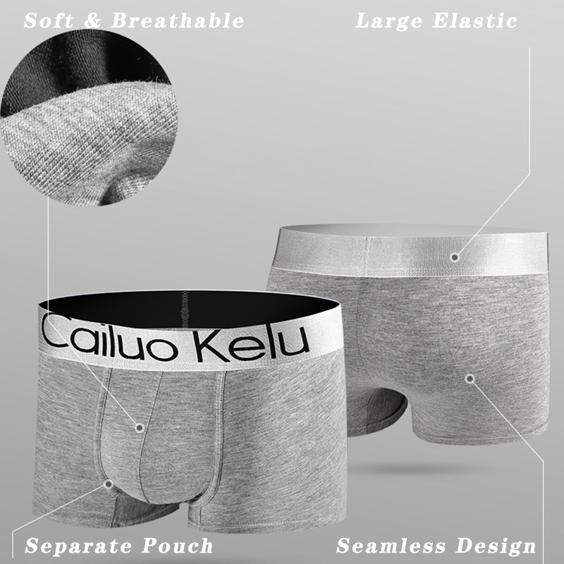 メンズ モダール 個包装 ボクサーブリーフ 4枚セット