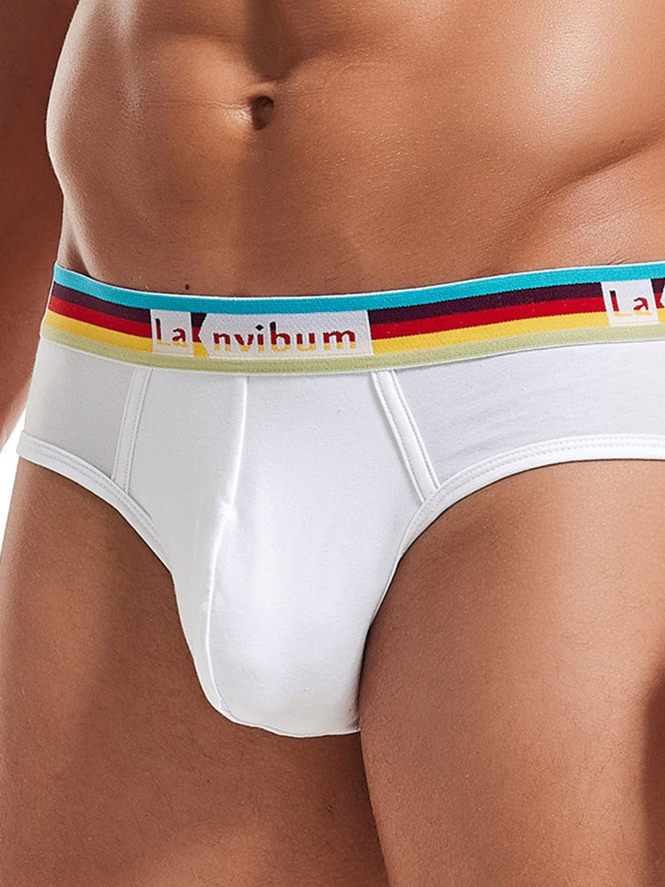 2 Pack Men's U Pouch Rainbow Pride Briefs