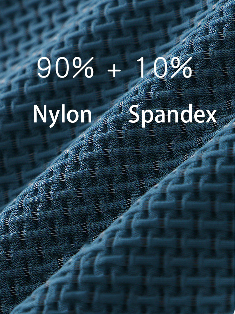 メンズ ナイロン チェック柄 リフトヒップブリーフ 3枚組 トライアングルブリーフ