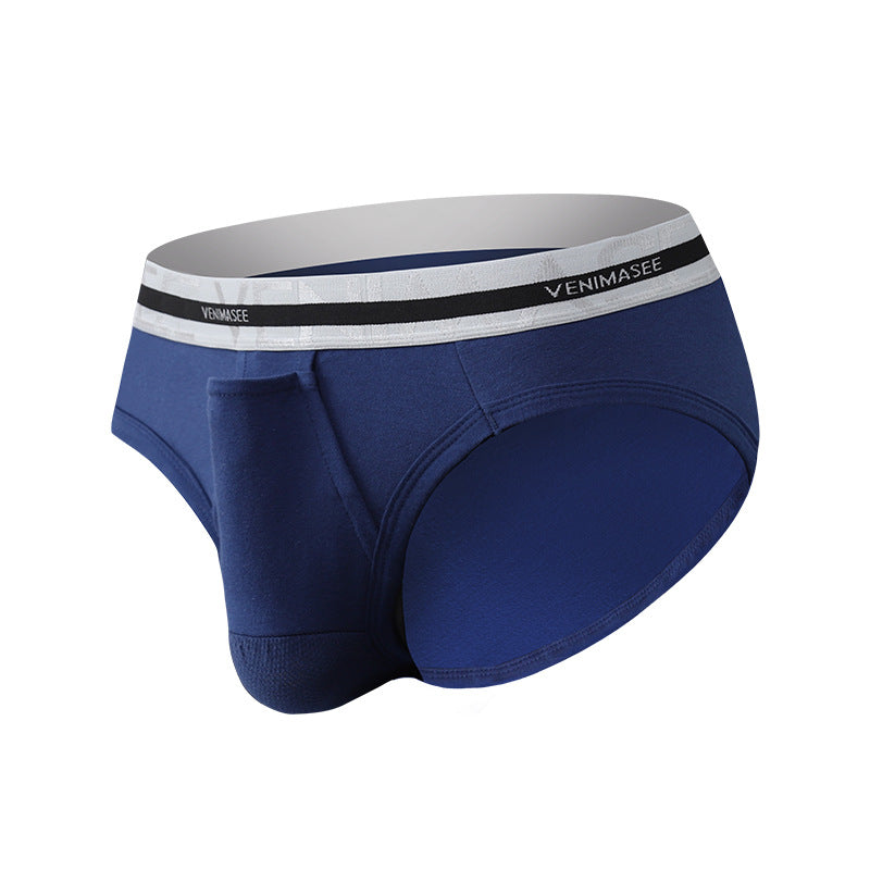 Men's Cotton Ball Pouch Separate Briefs