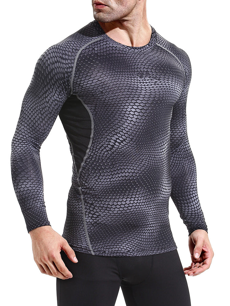 Printed Breathable Tight Blazer for Men