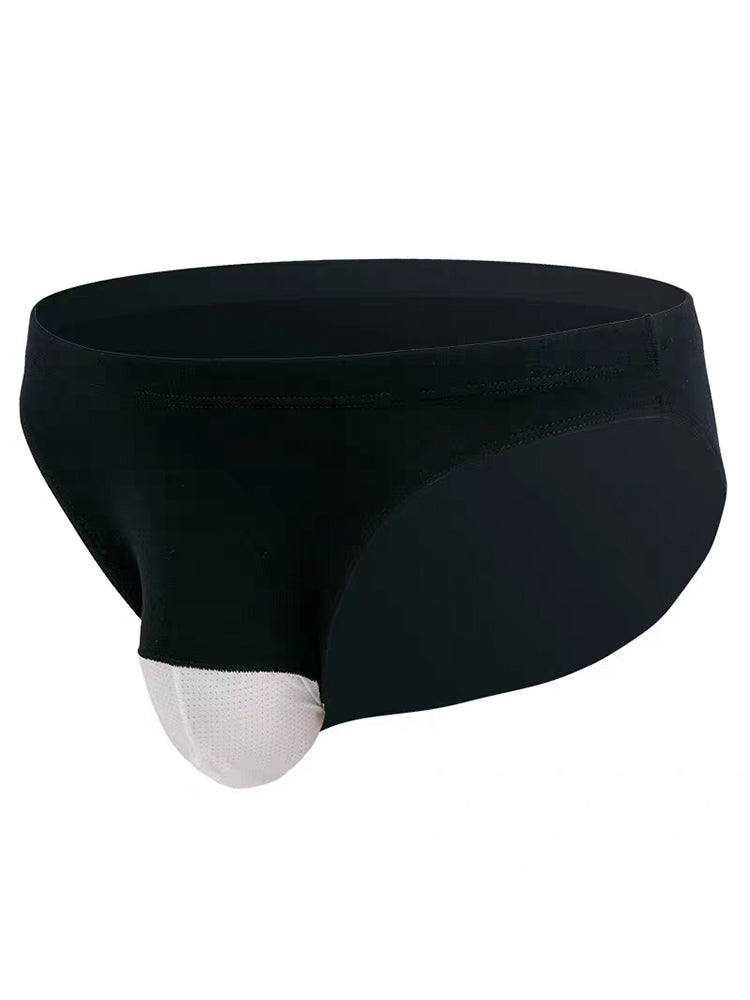 メンズ セクシー ローライズ メッシュ コットン ブリーフ 3枚組