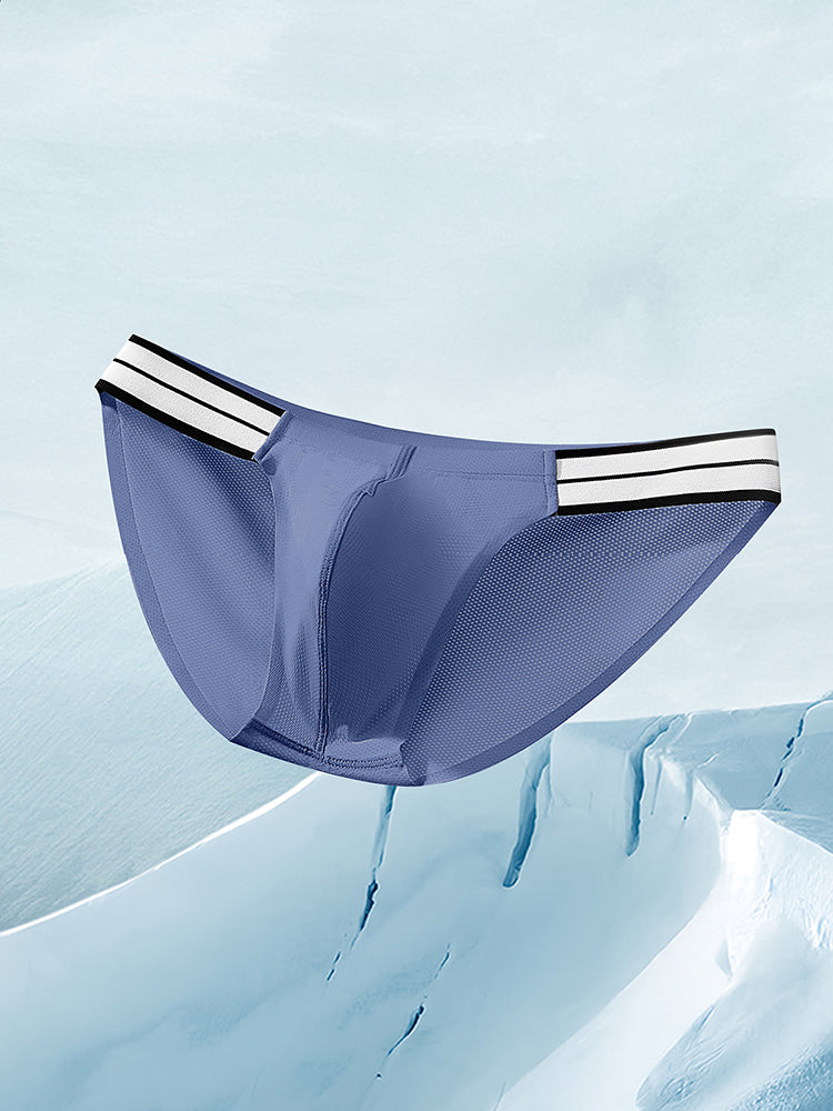 メンズ 通気性アイスタッチ アスレチックブリーフ 3枚組