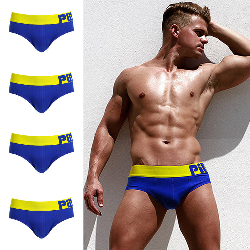 4枚パック コットン製 ラージサポートポーチ メンズ下着