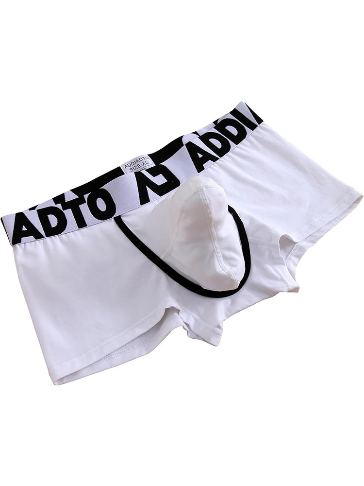 2 Pack Men's Gun and Bullet Separation Large Pouch U-Convex 3D Cut Loose Trunks