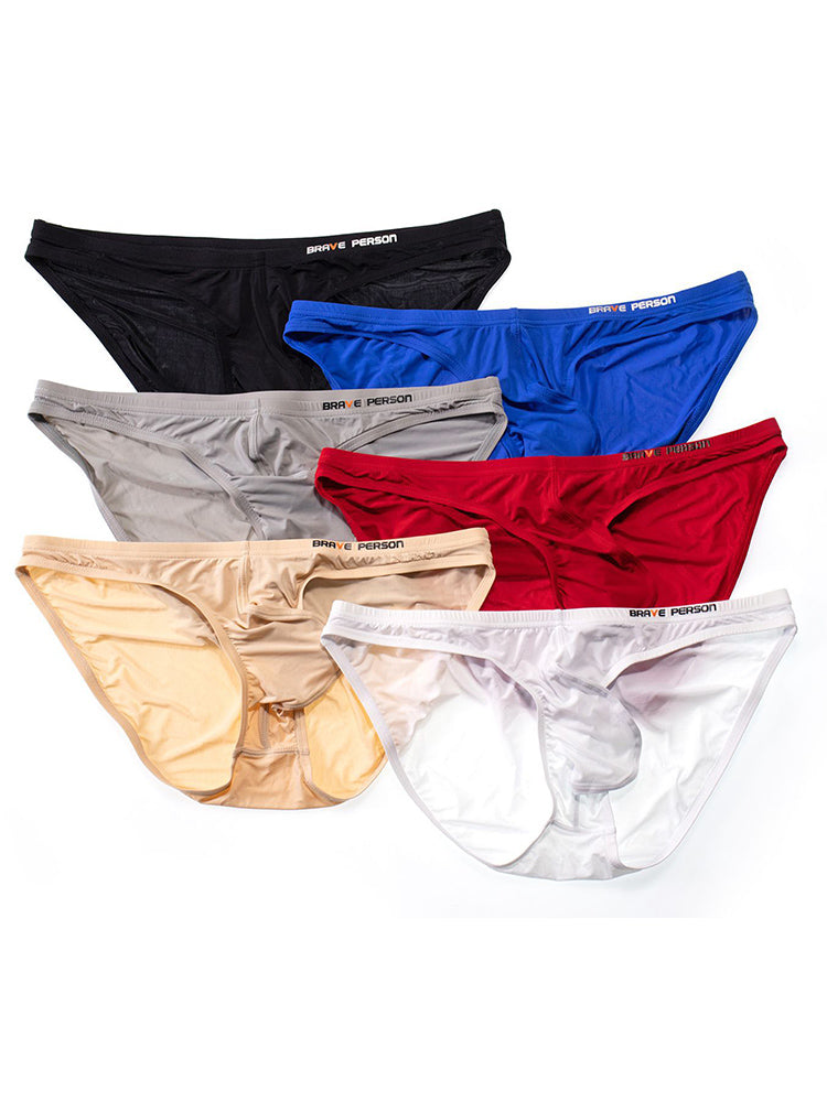 3 Pack Men's Sexy Comfortable Large Pouch Bikini