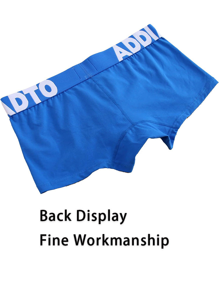 2 Pack Men's Gun and Bullet Separation Large Pouch U-Convex 3D Cut Loose Trunks