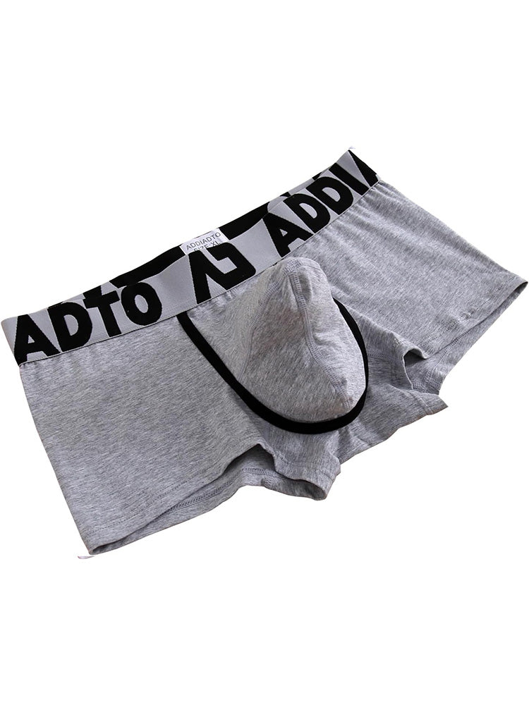 2 Pack Men's Gun and Bullet Separation Large Pouch U-Convex 3D Cut Loose Trunks