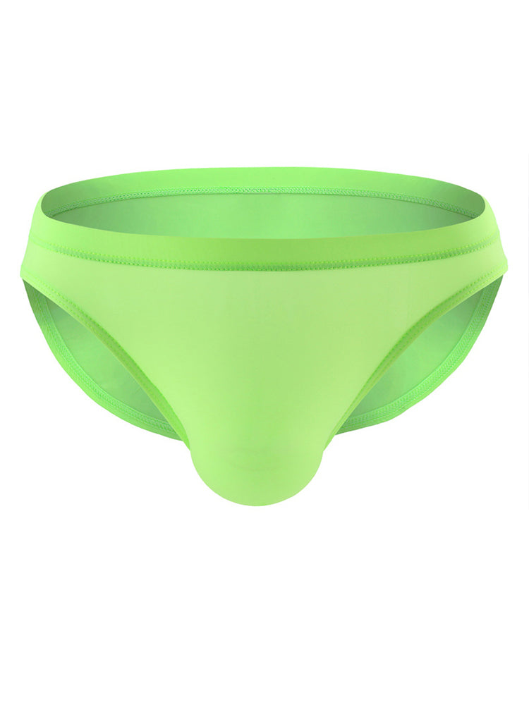 3 Pack Translucent U Convex Pouch Bikini For Men