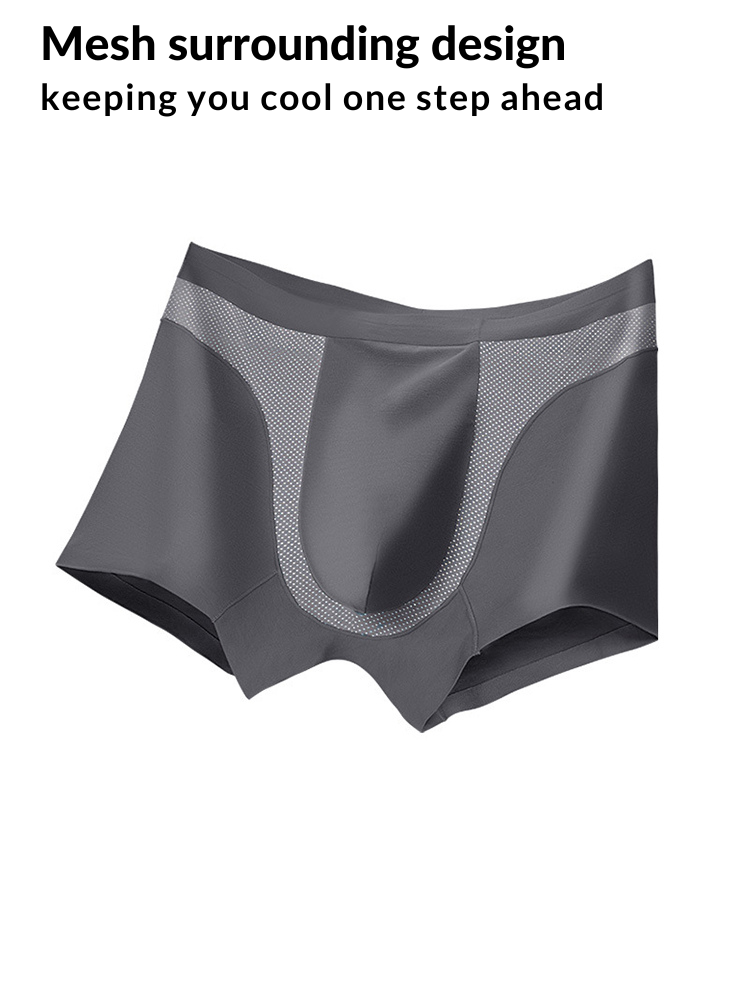 Men's Seamless Antibacterial Modal Trunk