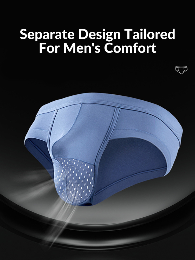 メンズセクシーセパレートモダールブリーフ2枚組