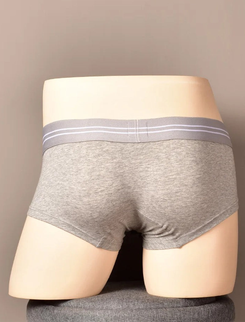 3 Pack Men's Sexy Cutout Trunks with Lift-up Pouch