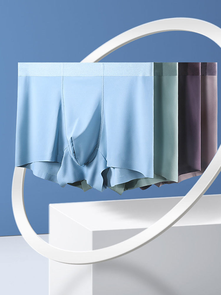 3 Pack Mesh Breathable Ice Silk Underwear