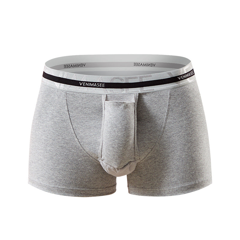 Cotton Ball Pouch Separate Men's Boxer Briefs