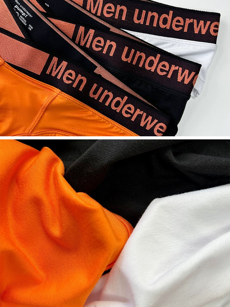 2 Pack Men's Stylish V-Shaped Waistband Briefs