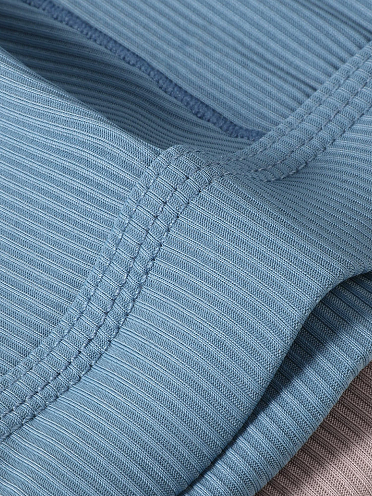 4 Pack Men's Ice Silk Seamless Trunks Underwear