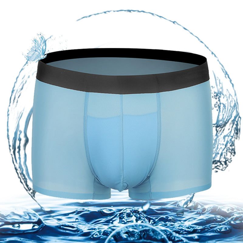 Ice Silk Seamless Breathable Men's Trunk