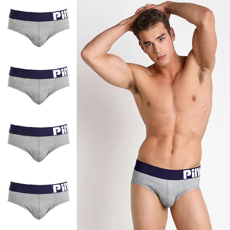 4枚パック コットン製 ラージサポートポーチ メンズ下着