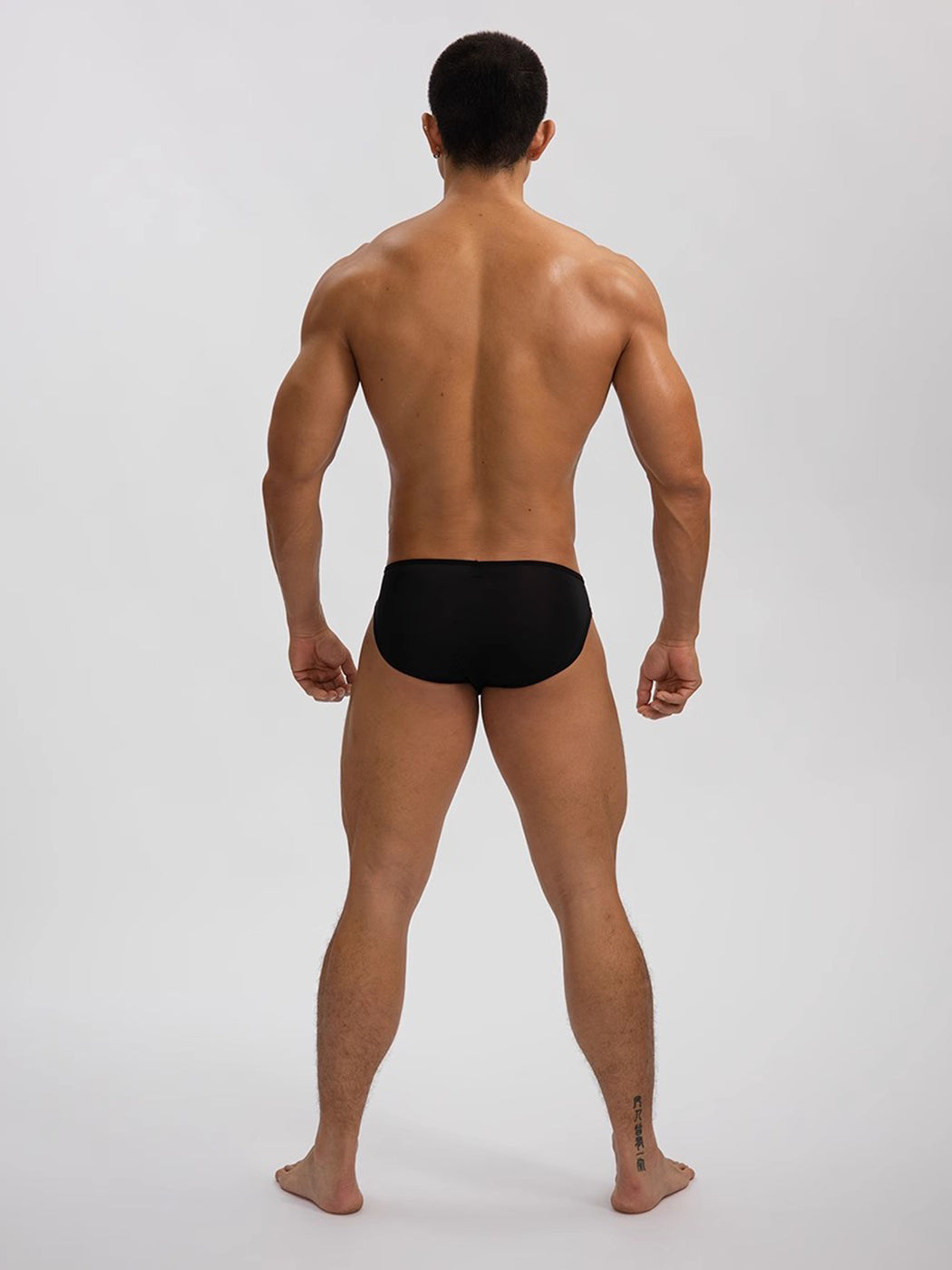 2 Pack Men's Ice Silk Single Layer U-Convex Low-Rise Sexy Semi-Transparent Bikini