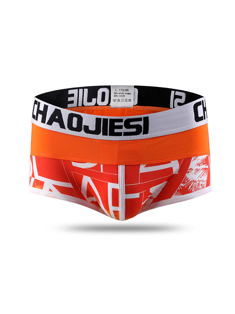 3 Pack Men's Cotton Trendy Youthful Sexy Low-Rise Trunks