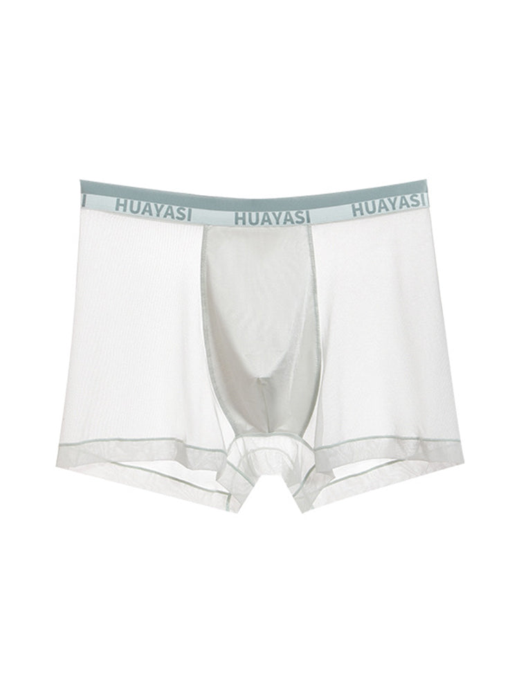 3 Pack Men's Ice Silk Seamless Breathable Quick-Drying Trunks