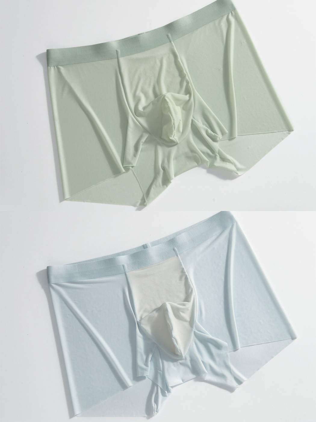 3 Pack Men's Ultra-thin Seamless Trunks