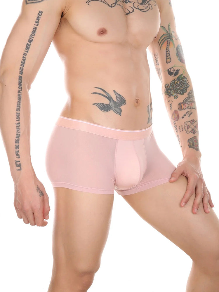 3 Pack Men's Comfy U Convex Pouch Trunks