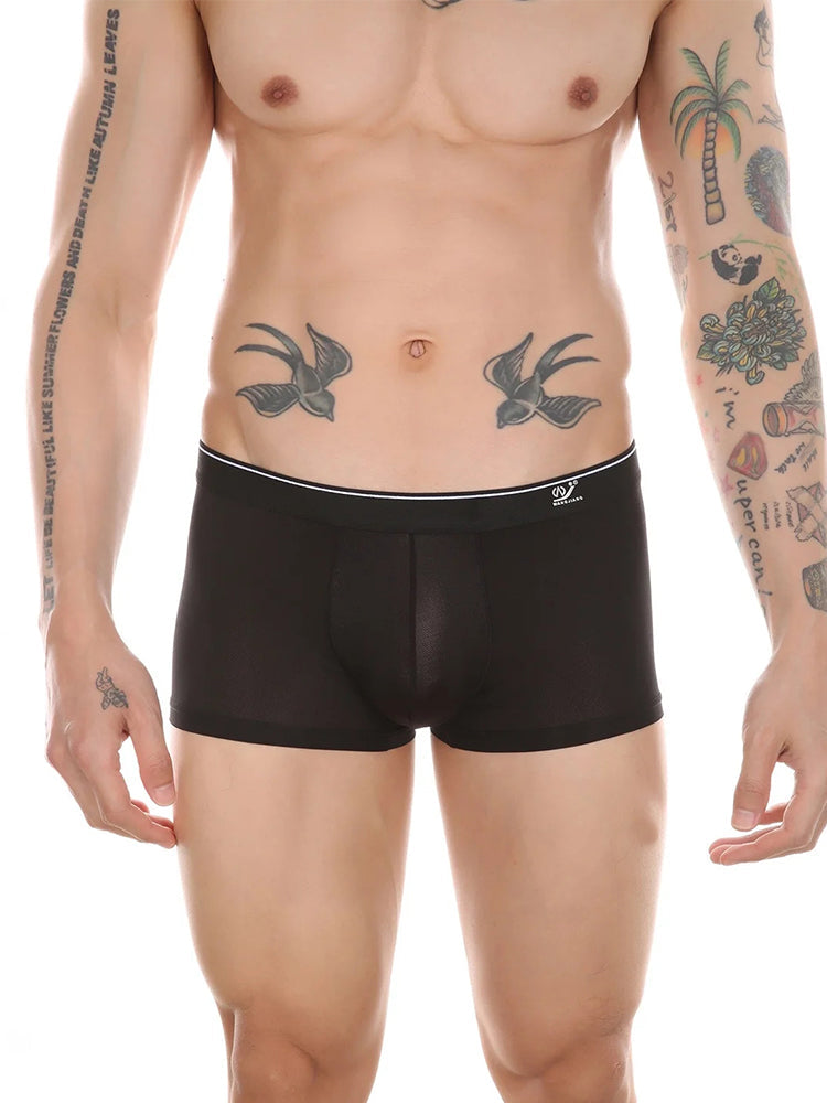 3 Pack Men's Comfy U Convex Pouch Trunks