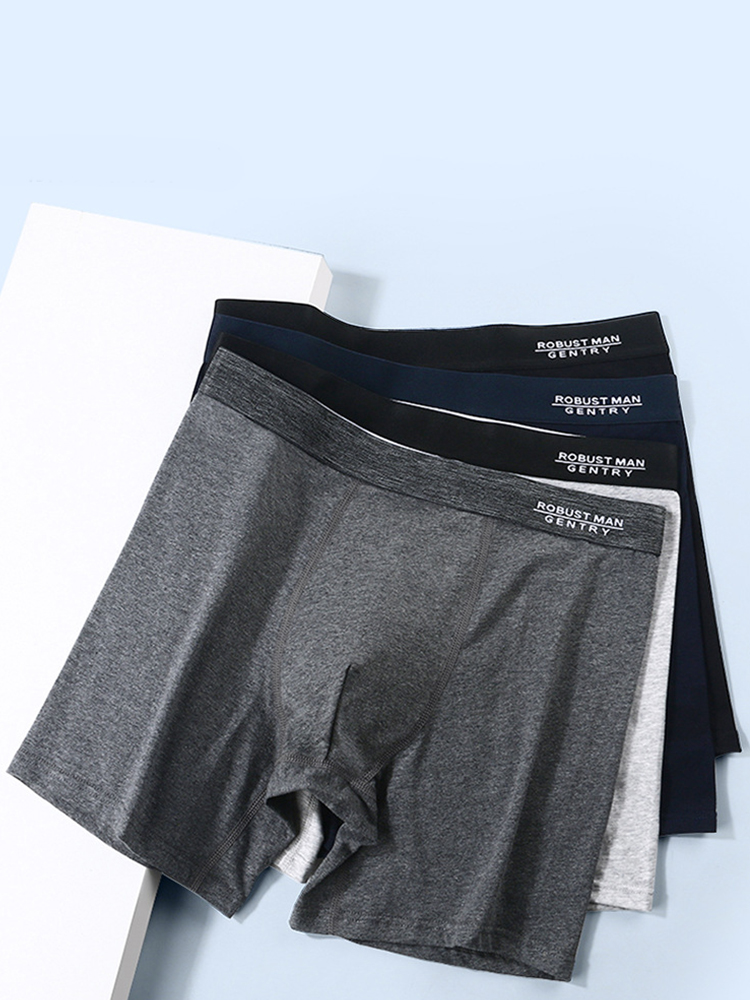 メンズ クラシック マイクロファイバー トランクス 4枚組