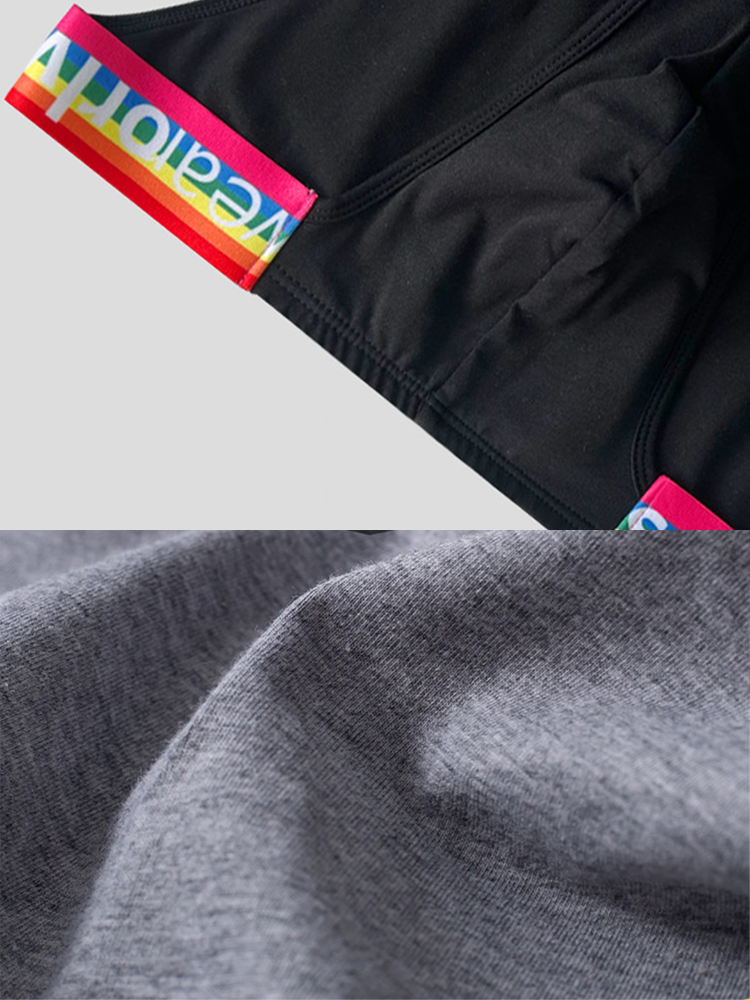 2 Pack Men's Sexy Rainbow Bikinis