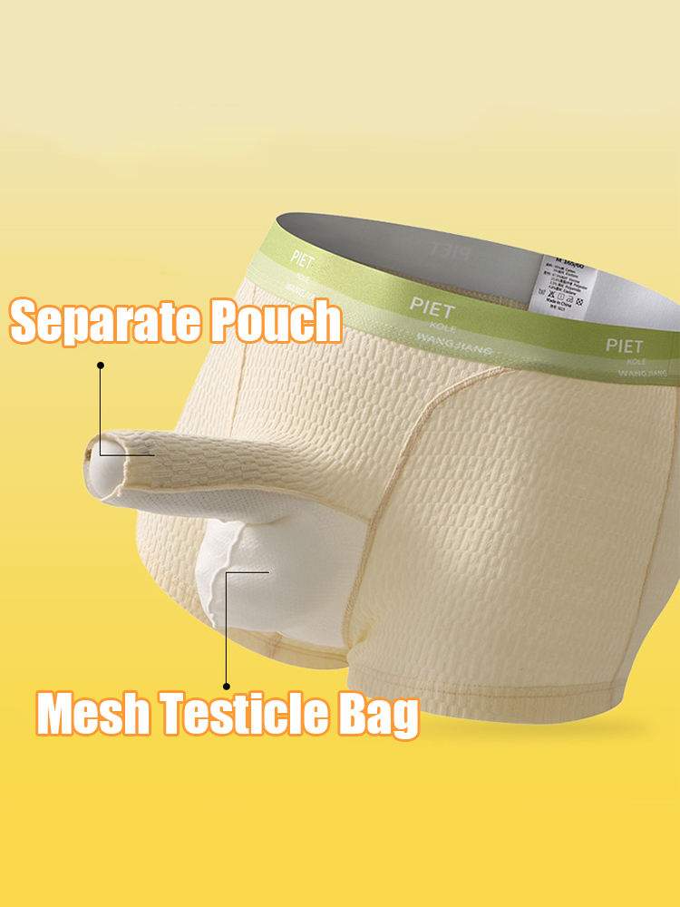 3 Pack Separate Pouch Trunks with Open Fly