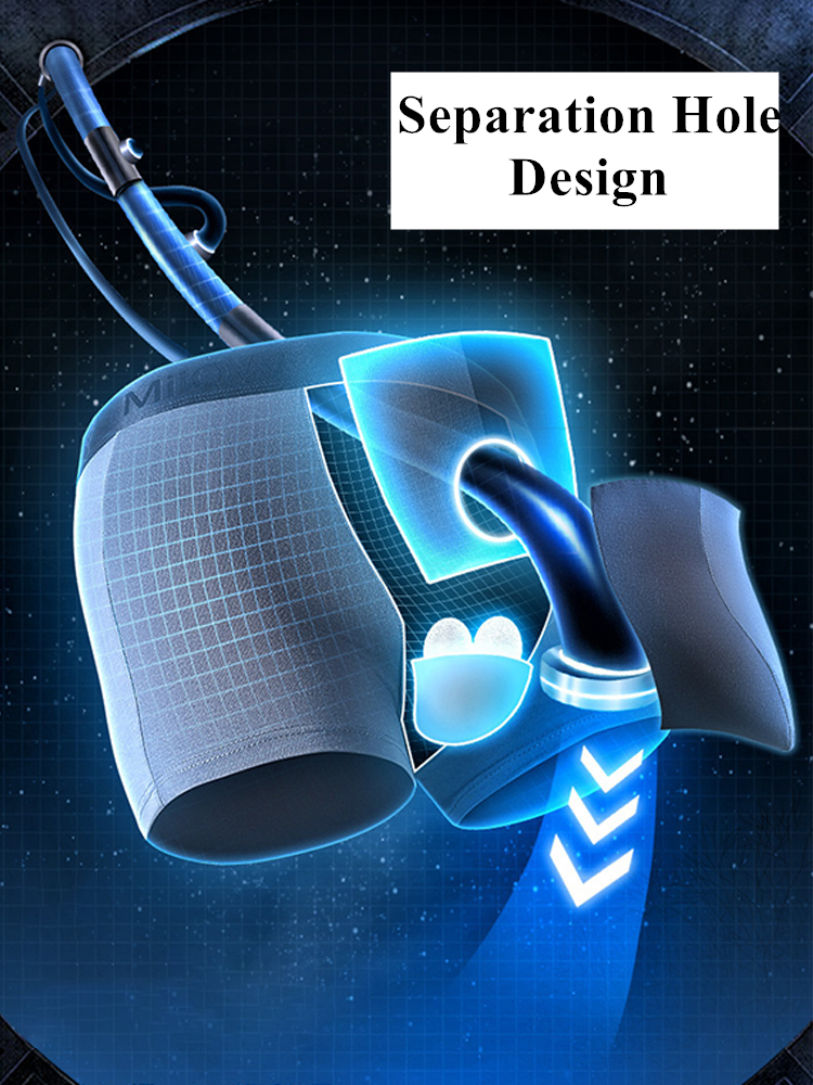 Breathable U Convex Pouch Trunks for Men