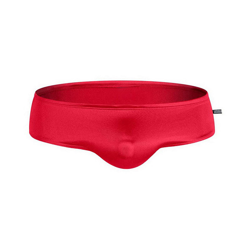 Men's Solid Color Quick-drying Pouch Swim Briefs