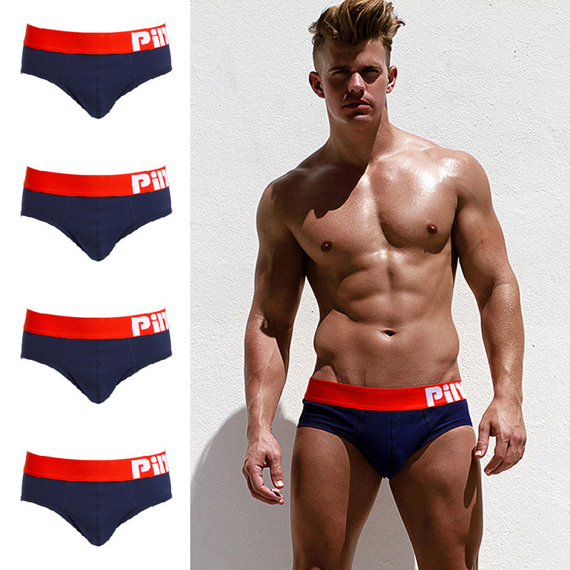 4枚パック コットン製 ラージサポートポーチ メンズ下着