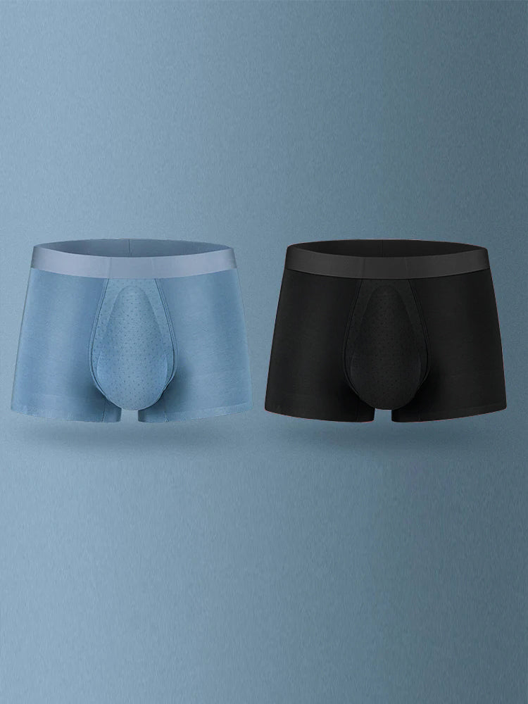 Men's Seamless Trunks with Organic Latex Support Cup