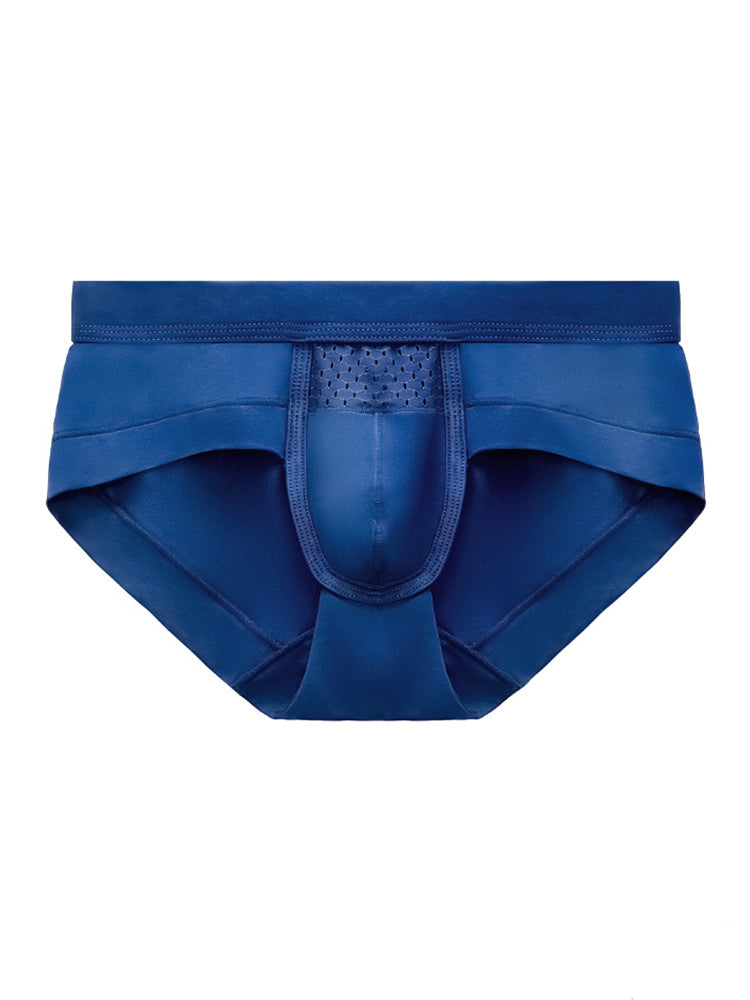 Aoelemen 4 Pack Men's Breathable U Convex Pouch Briefs