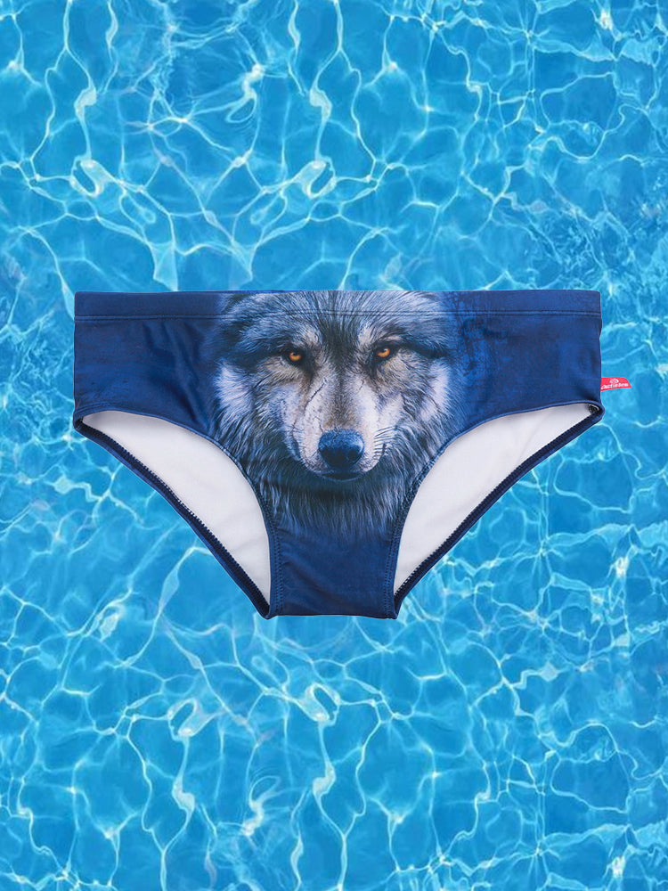 Men's Low-Rise Sexy Stylish Print Swim Briefs