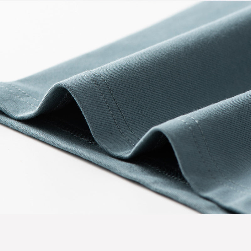 4Pcs Men's Cotton Solid Mid-rise Trunks