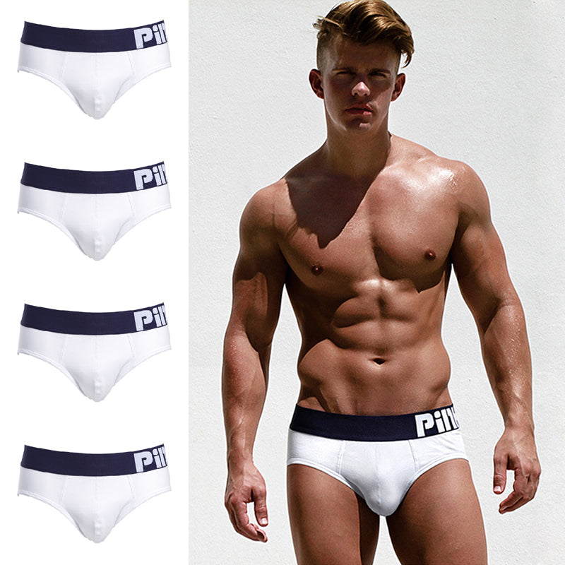 4枚パック コットン製 ラージサポートポーチ メンズ下着