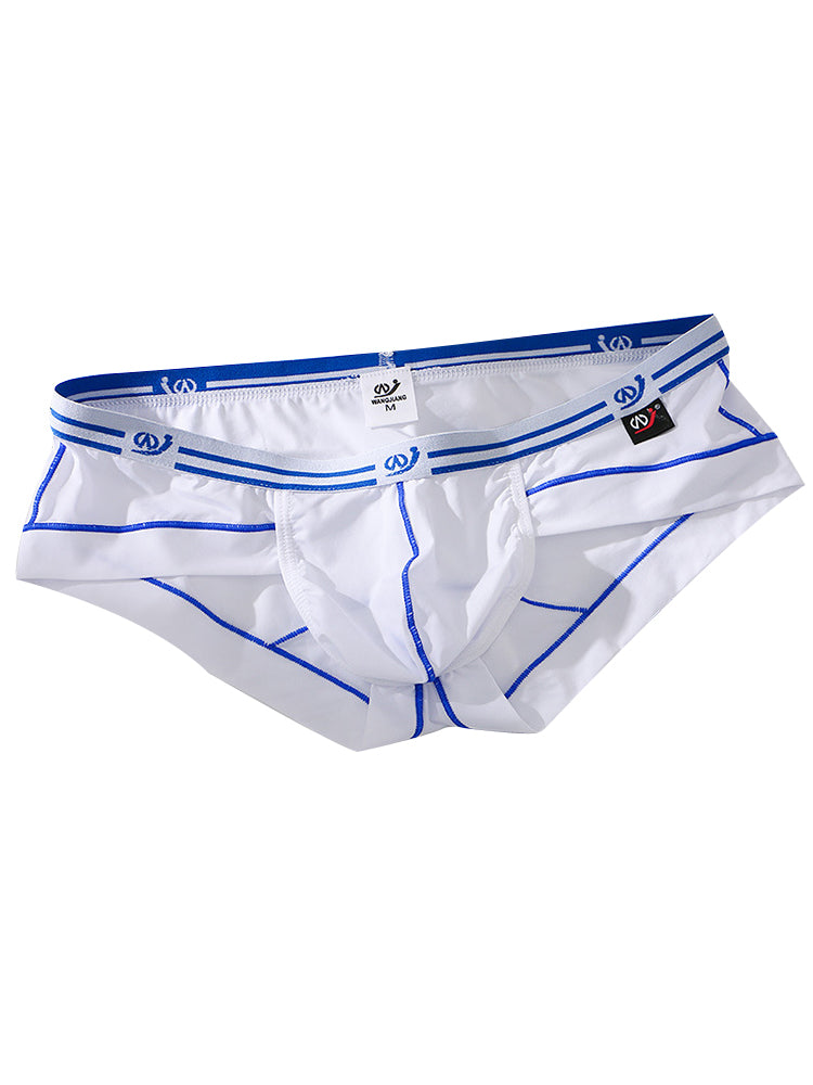 3 Pack Sexy Fashion Ice Silk Solid Color Men's Briefs