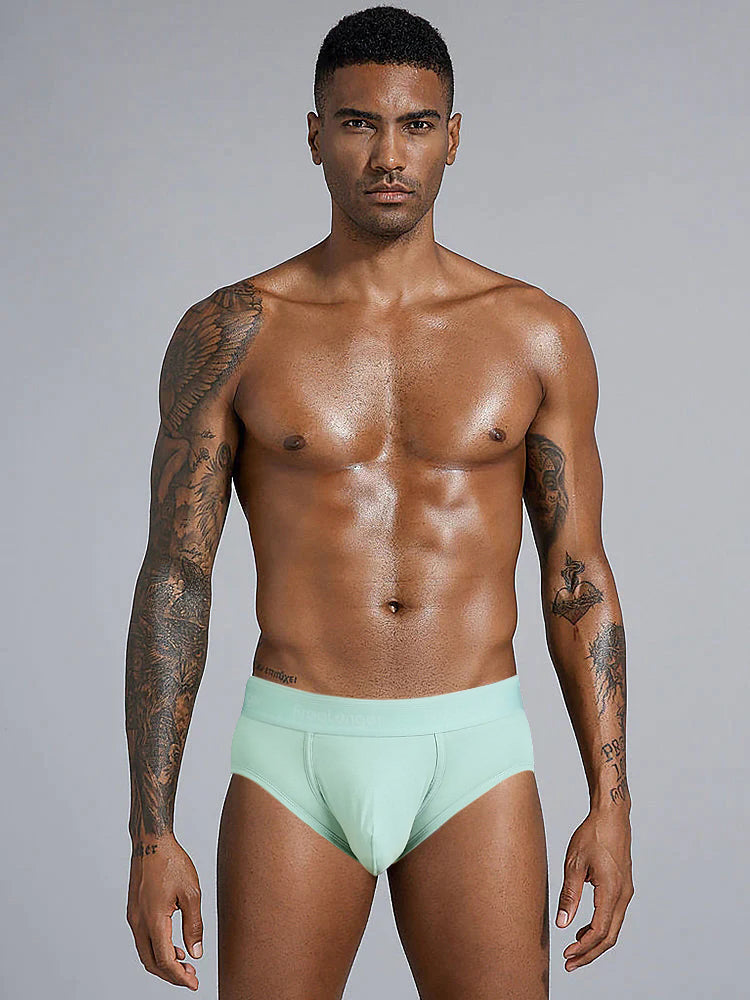 FreeLonger Men's Microfibre Cotton Big Pouch Trunks