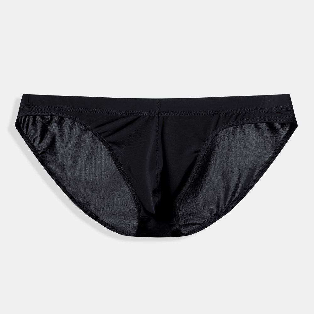 Low Waist Ice Silk Transparent Seamless Underwear