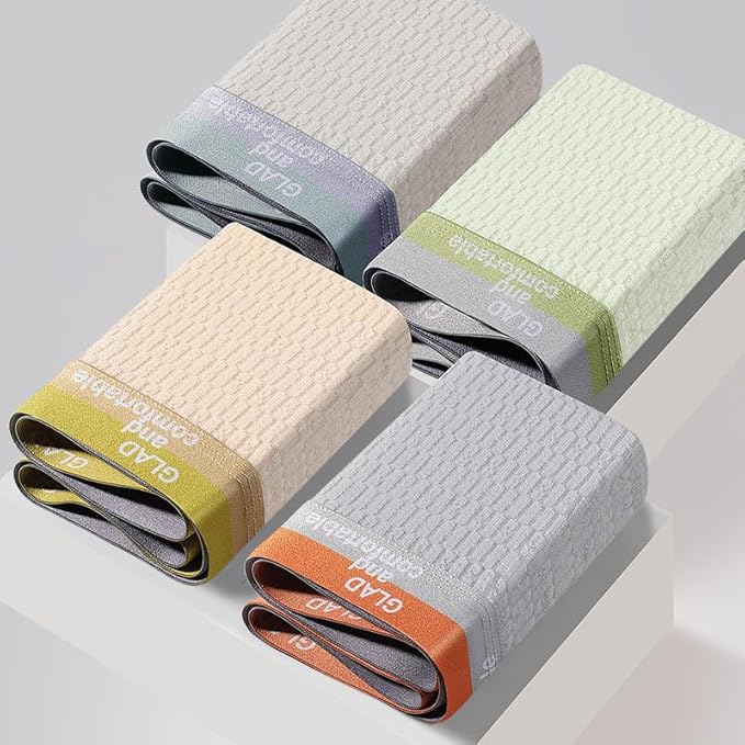 Bubble Cotton Men's Boxer Briefs Antibacterial Breathable Sweat Absorbent