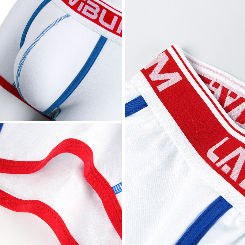 メンズ コントラストカラー ボクサーブリーフ