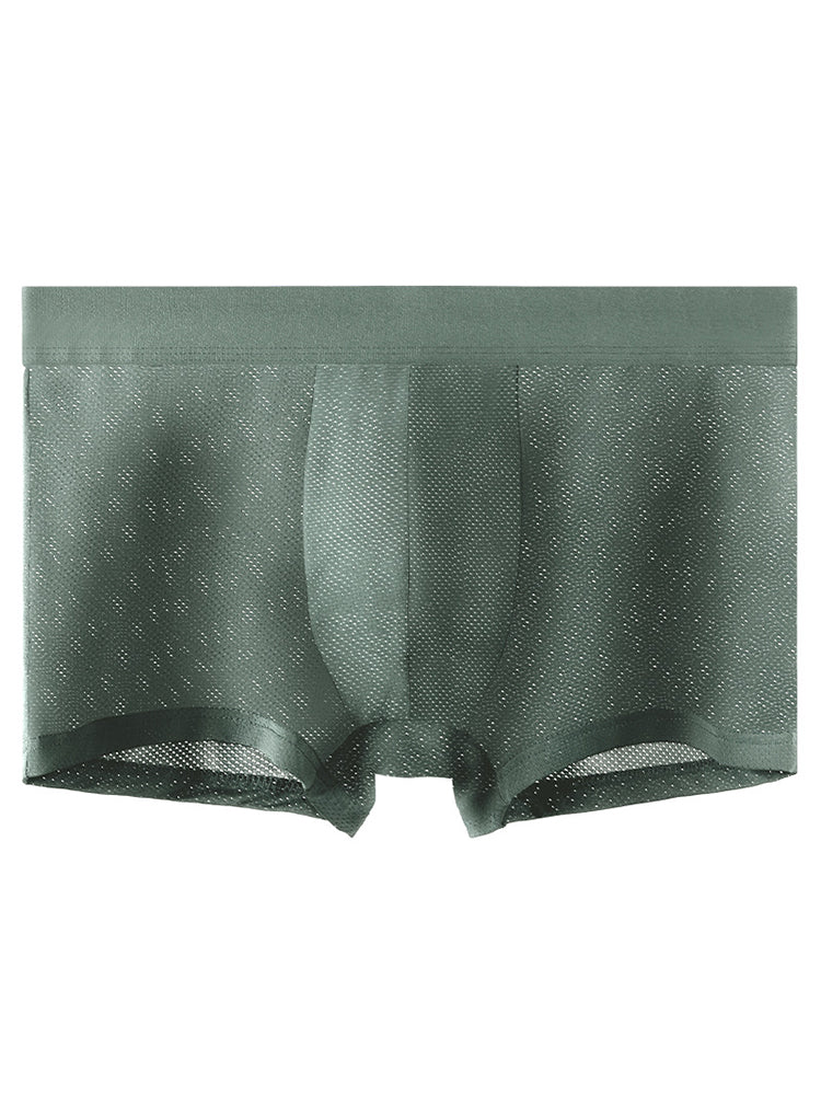 4 Pack Men's Thin Ultra Breathable Mesh Trunks