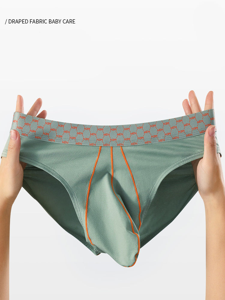 メンズ セクシー ラージポーチ 通気性 快適 コットンブリーフ 3枚組